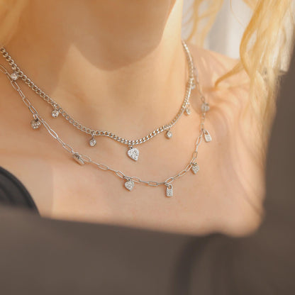 Convertible Heart & Lock Necklace