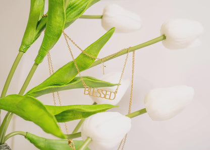 Blessed Cross Layered Necklace