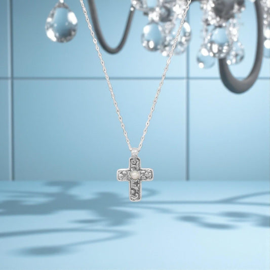 Reversible Cross Necklace