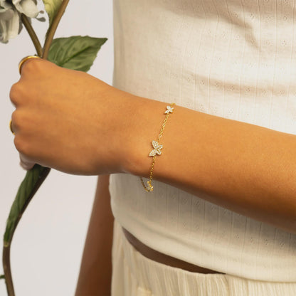 Butterfly Charm Bracelet