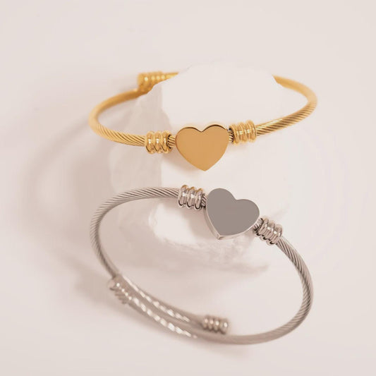Heart Cuff Bracelet