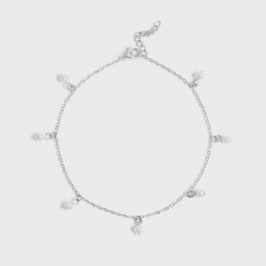 Gold Pearl Anklet