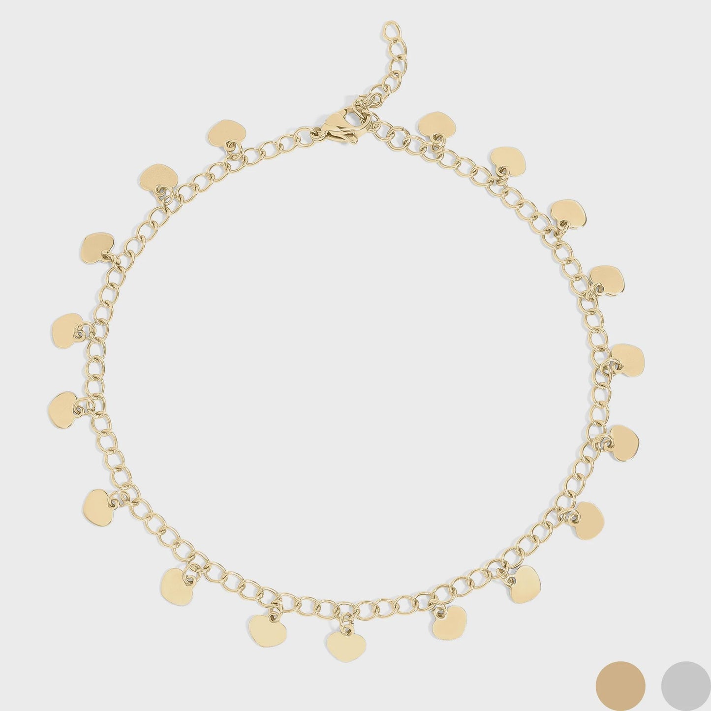 Dangle Hearts Anklet