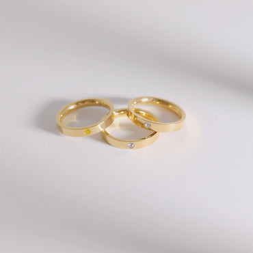 Birthstone Stacking Ring