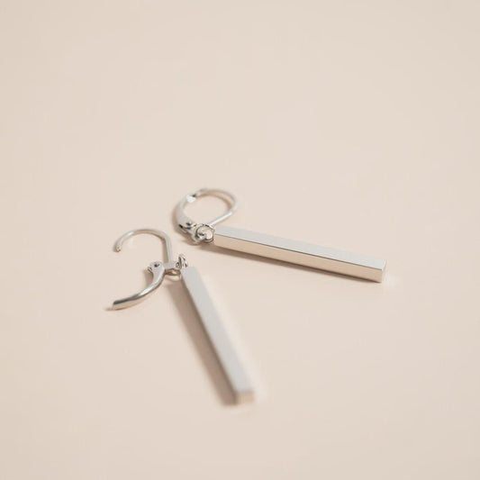 Vertical Drop Bar Earrings