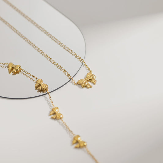 Dainty Bow Necklace