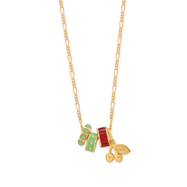 Cherries Charm Necklace