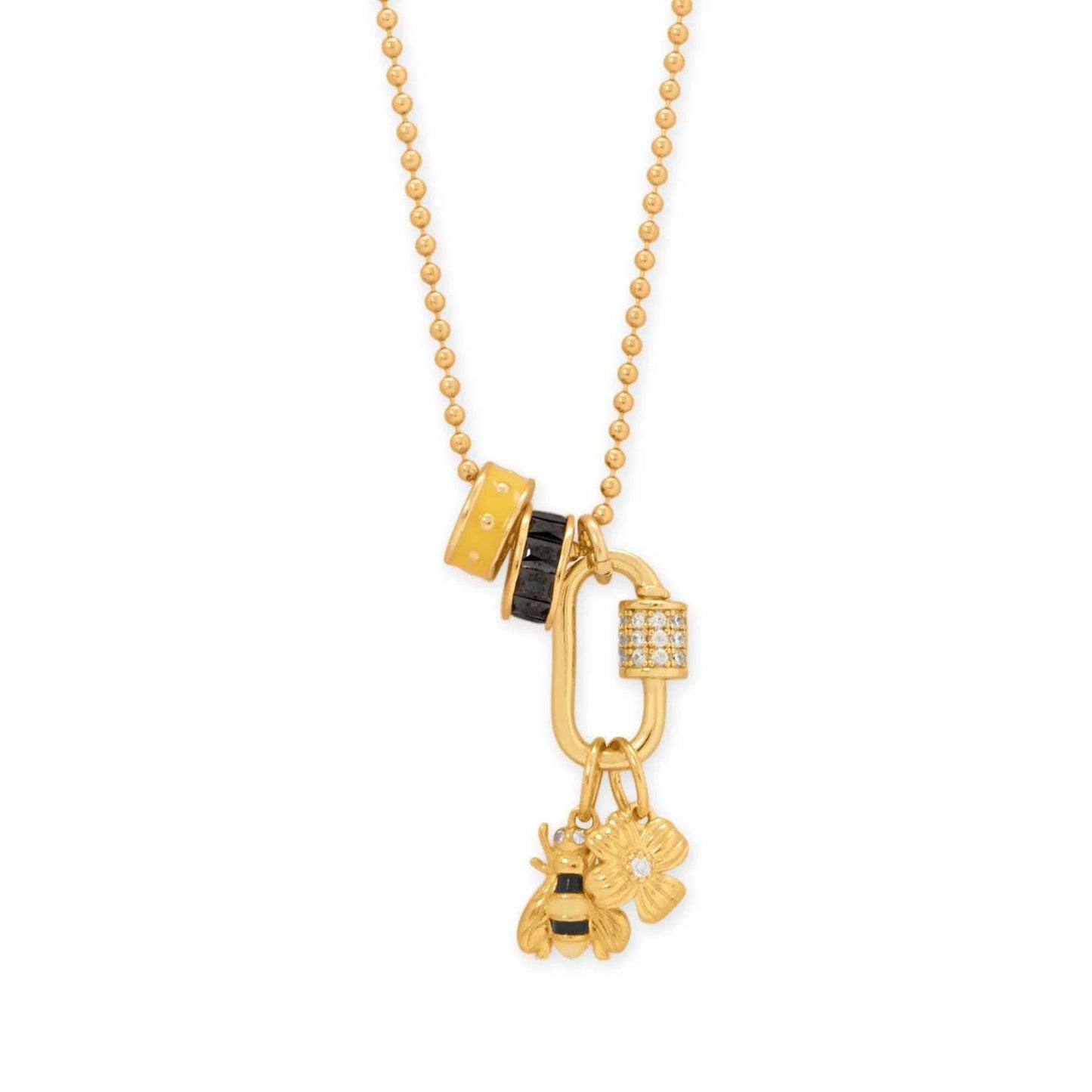 Buzzin’ Beauty Bee Charm Necklace