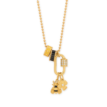 Buzzin’ Beauty Bee Charm Necklace