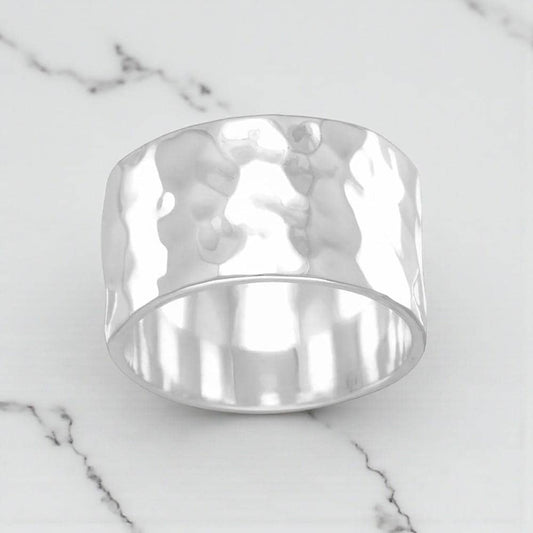 Hammered Band Ring