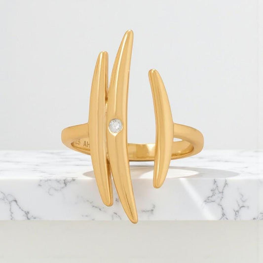Adjustable Crescent Ring