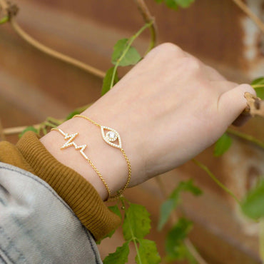 14K Gold Plated Evil Eye