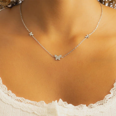 Butterfly Necklace 18K Gold