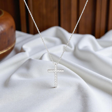 Cross Necklace Sterling Silver