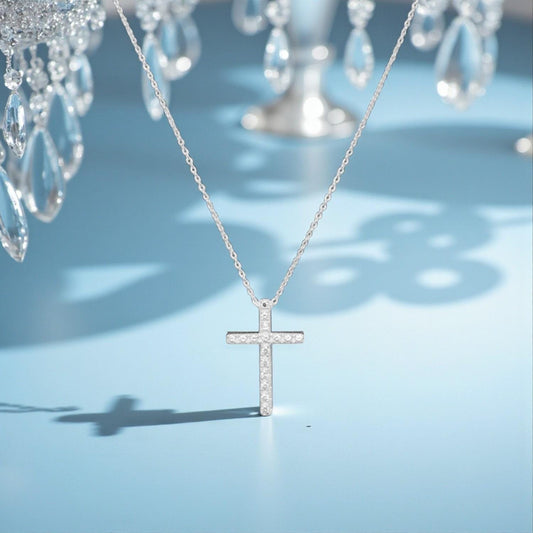 Cross Necklace Sterling Silver