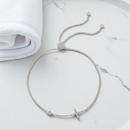 Adjustable  Cross Bracelet