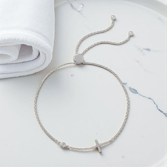 Adjustable  Cross Bracelet