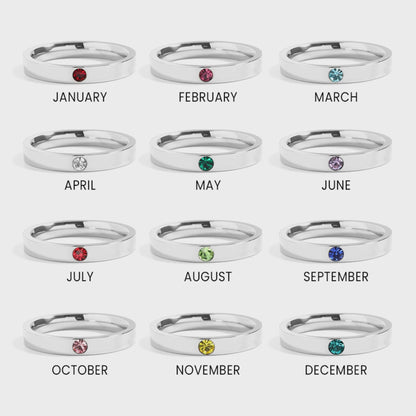 Birthstone Stacking Ring