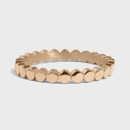 Minimalist Flat Circle Stacking Ring
