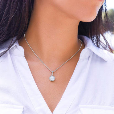 14K Gold Eternal Hope Cushion-Cut Necklace