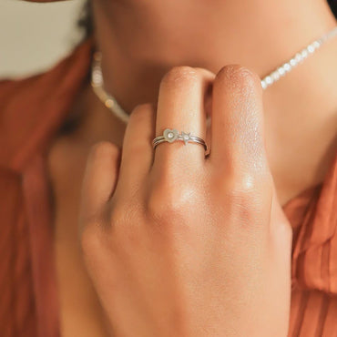 Stainless Steel Star Ring