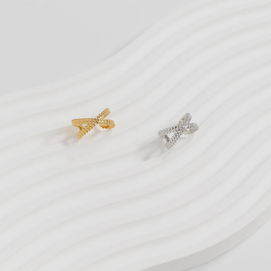 Cross Over Toe Ring