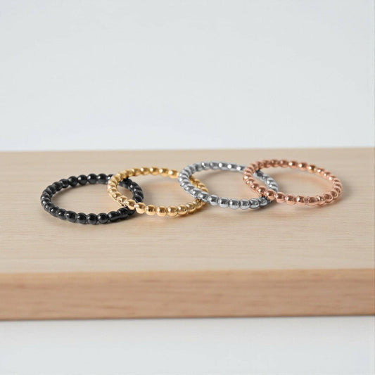 Beaded Stacking Ring