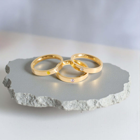 Birthstone Stacking Ring