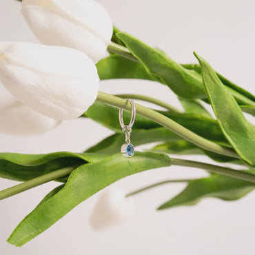 Birthstone Huggie Earrings