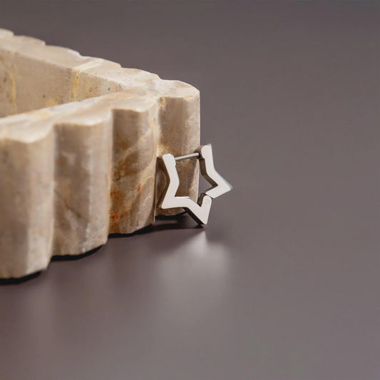 Star Huggie Earrings