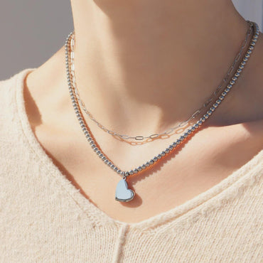 Heart Beaded Necklace