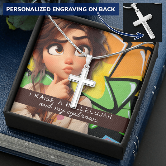 Funny Christian Cross Necklace