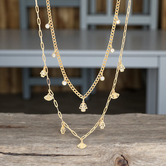 Convertible Hamsa Necklace