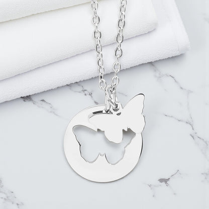 Butterfly Cutout Necklace