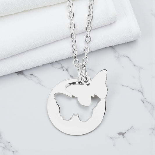 Butterfly Cutout Necklace