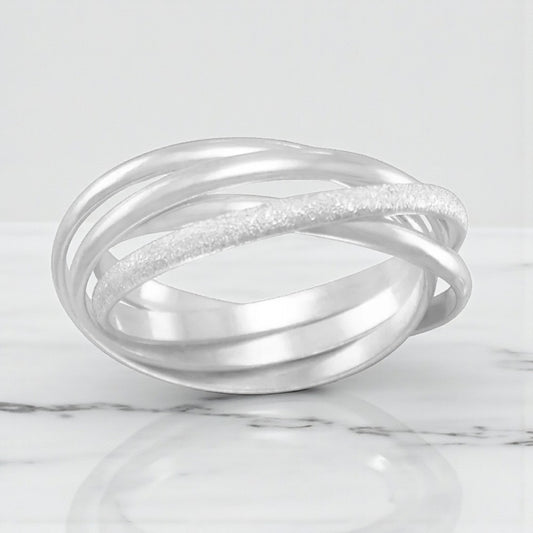 Stardust Multi-Band Ring